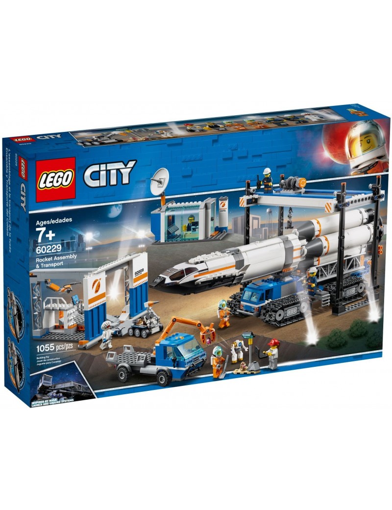 Lego city rocket discount assembly and transport