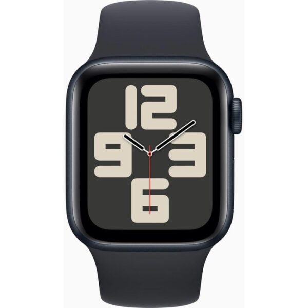 ⁦Apple Smartwatch Watch SE 2023 iOS GPS, 40 mm, M/L, NFC, Aluminium, Mitternacht⁩ – תמונה ⁦2⁩