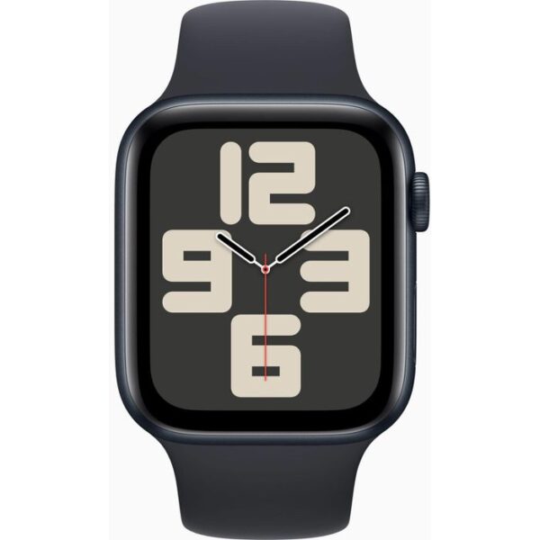 ⁦Apple Smartwatch Watch SE 2023 iOS GPS, 44 mm, S/M, NFC, Aluminium, Mitternacht⁩ – תמונה ⁦2⁩