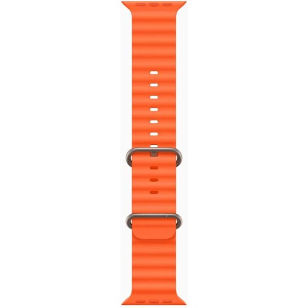 ⁦Apple Smartwatch Watch Ultra 2 iOS GPS Cellular, 49 mm, NFC, EKG, Titan, Ocean orange⁩ – תמונה ⁦3⁩