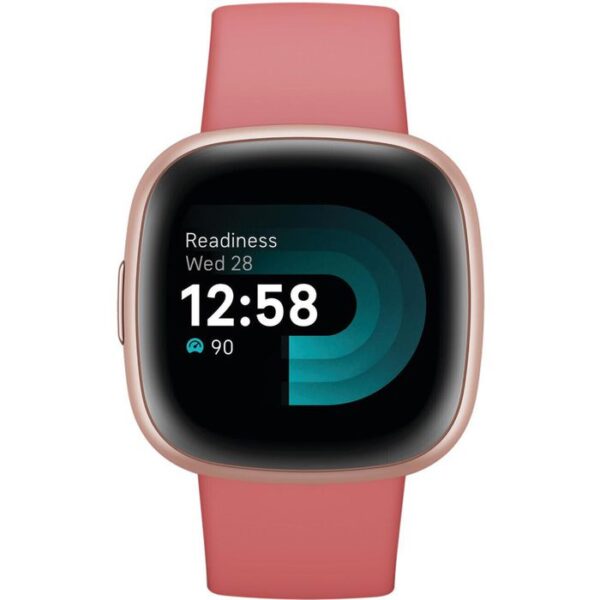 ⁦Fitbit Smartwatch Versa 4 GPS, NFC, Aluminium, Sandrosa, Kuferrosé⁩ – תמונה ⁦3⁩