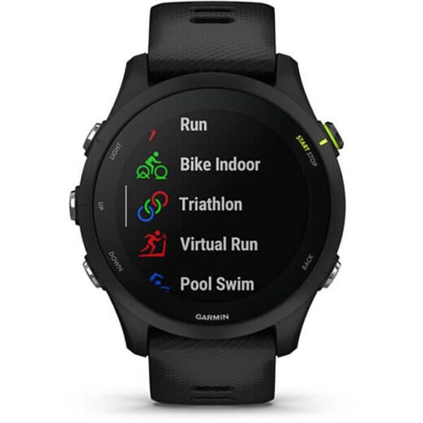 ⁦Garmin Smartwatch Forerunner 255 Music GPS, 46 mm, NFC, grau⁩ – תמונה ⁦5⁩