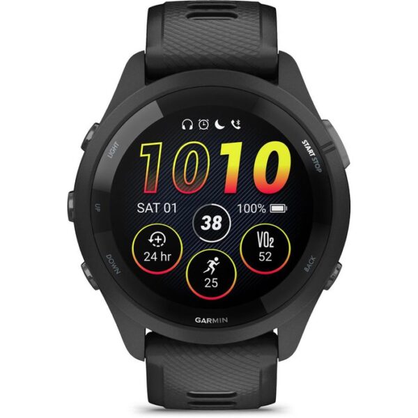 ⁦Garmin Smartwatch Forerunner 265 GPS, 46 mm, NFC, schwarz⁩ – תמונה ⁦2⁩