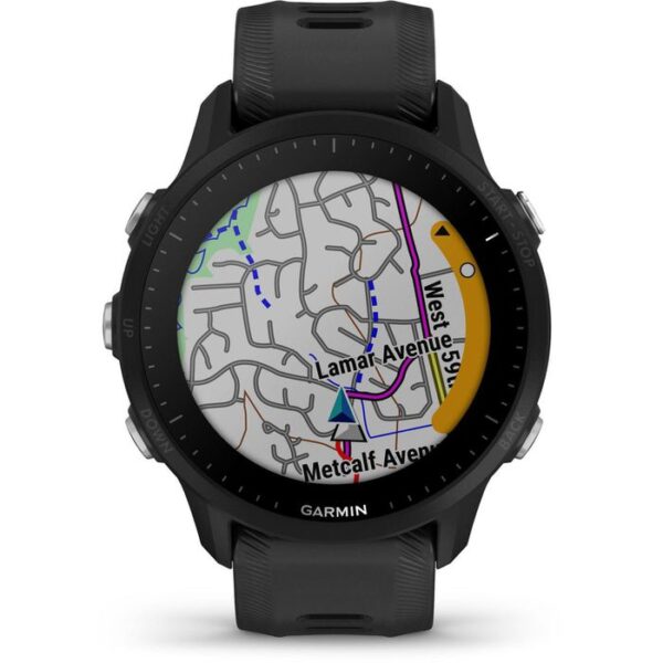 ⁦Garmin Smartwatch Forerunner 955 GPS, 47 mm, NFC, schwarz⁩ – תמונה ⁦2⁩