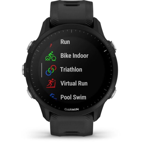 ⁦Garmin Smartwatch Forerunner 955 GPS, 47 mm, NFC, schwarz⁩ – תמונה ⁦4⁩