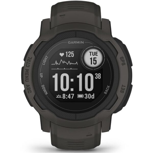 ⁦Garmin Smartwatch Instinct 2 GPS, 45 mm, Schiefergrau⁩ – תמונה ⁦2⁩