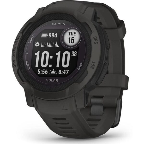 Garmin Smartwatch Instinct 2 Solar GPS, 45 mm, Schiefergrau