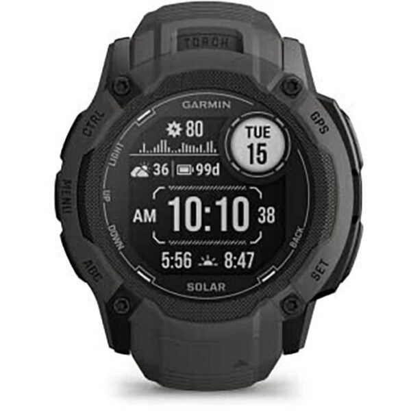 ⁦Garmin Smartwatch Instinct 2X Solar GPS, 50 mm, NFC, Schiefergrau⁩ – תמונה ⁦2⁩