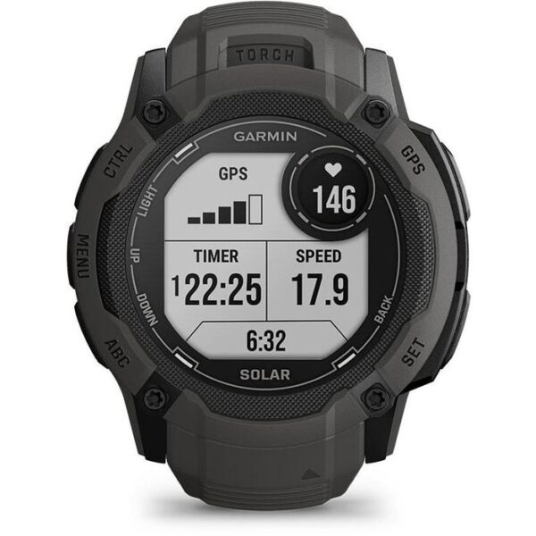 ⁦Garmin Smartwatch Instinct 2X Solar GPS, 50 mm, NFC, Schiefergrau⁩ – תמונה ⁦5⁩