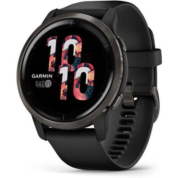 Garmin Smartwatch Venu 2 GPS, 45 mm, NFC, Schiefergrau