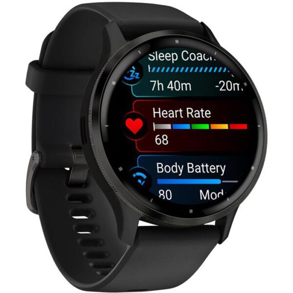 ⁦Garmin Smartwatch Venu 3 GPS, 45 mm, NFC, Schiefergrau⁩ – תמונה ⁦3⁩