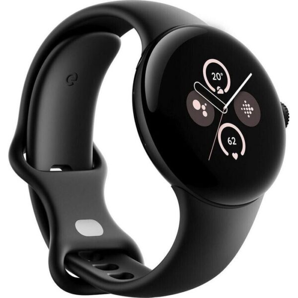 ⁦Google Smartwatch Pixel Watch 2 GPS LTE, 41 mm, M/L, NFC, EKG, Aluminium, obsidian schwarz⁩ – תמונה ⁦3⁩