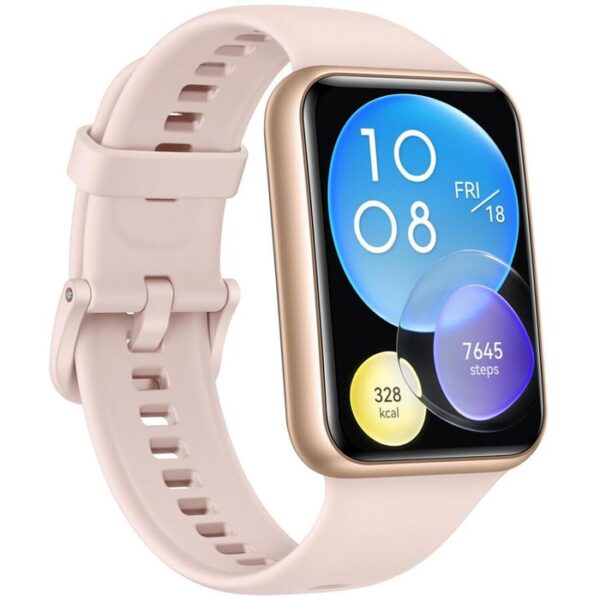 ⁦Huawei Smartwatch Watch Fit 2 Active GPS, 46 mm, Sakura Pink⁩ – תמונה ⁦3⁩