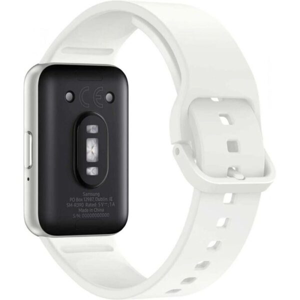 ⁦Samsung Smartwatch Galaxy Fit3, 43 mm, Aluminium, weiß⁩ – תמונה ⁦4⁩